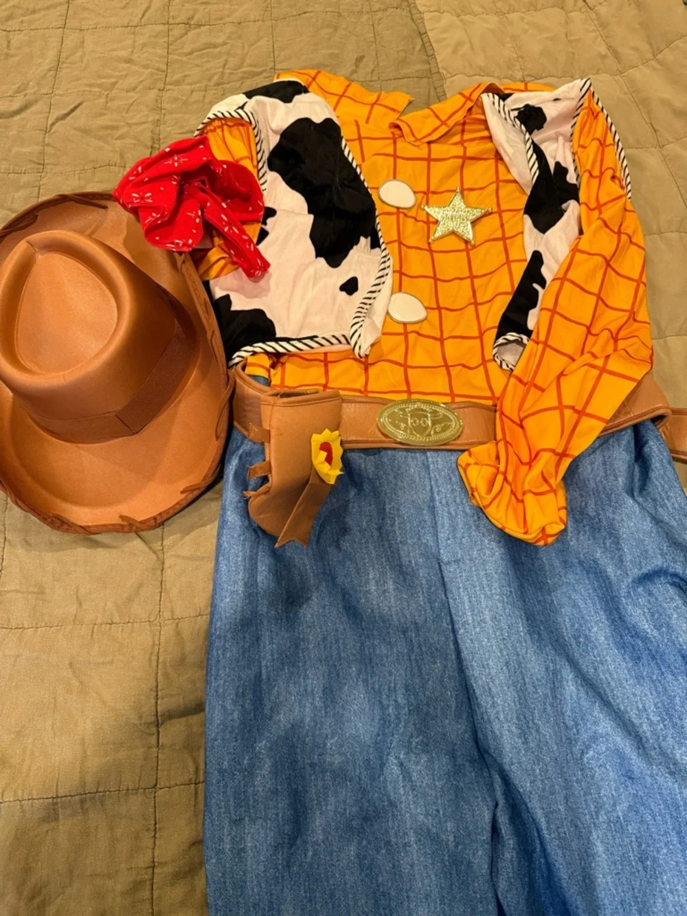 Men’s Spirit Halloween Pixar Disney’s Woody Toy Story Costume (Size XL) - Picture 1 of 7